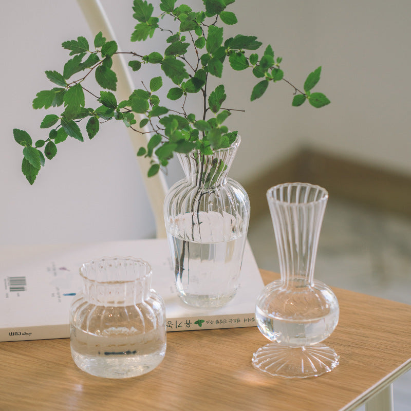 Mini Flower Arrangement Desktop Glass Vase - My Store