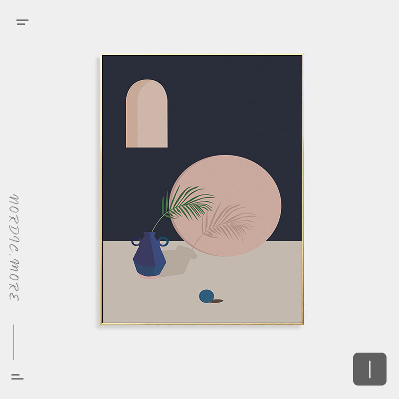Modern Vertical Watercolor Abstract Painting - My Store