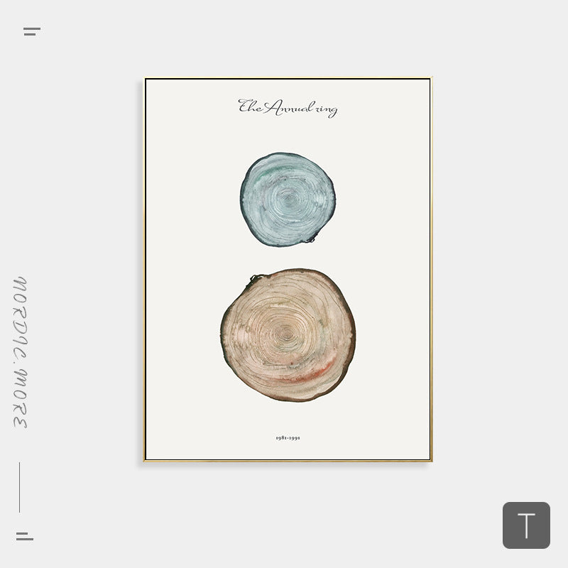 Modern Vertical Watercolor Abstract Painting - My Store