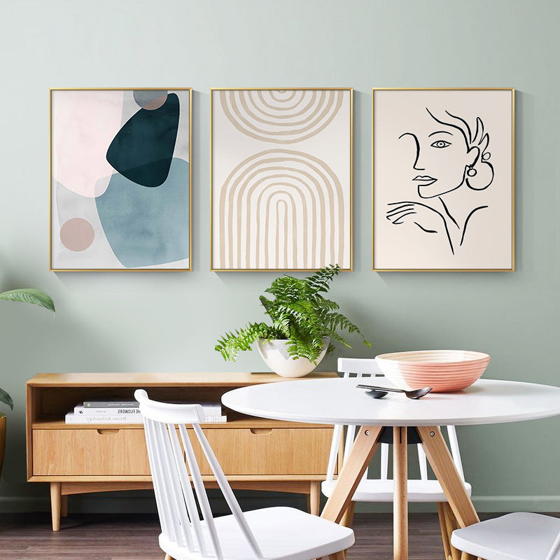 Modern Vertical Watercolor Abstract Painting - My Store
