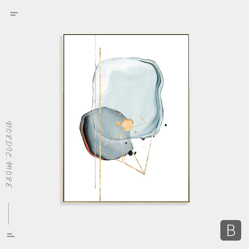 Modern Vertical Watercolor Abstract Painting - My Store