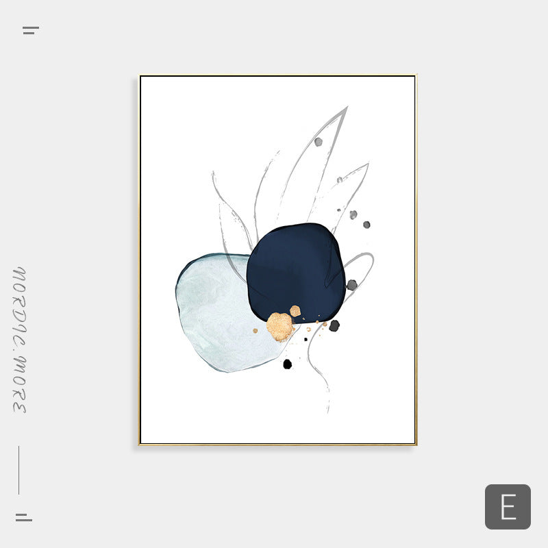 Modern Vertical Watercolor Abstract Painting - My Store