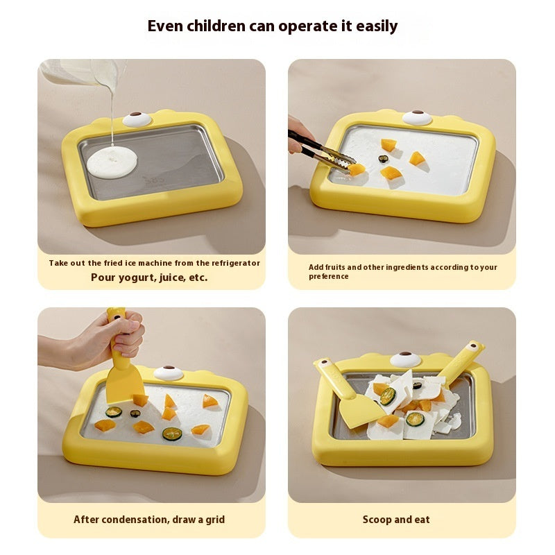 Homemade Fruit Ice Cream Fried Machine - I two I Design