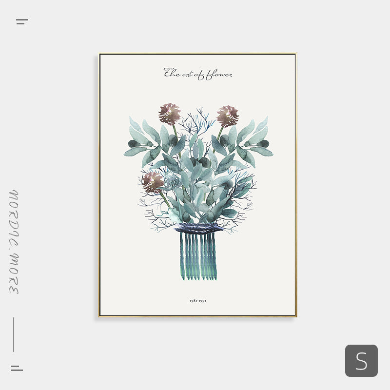 Modern Vertical Watercolor Abstract Painting - My Store