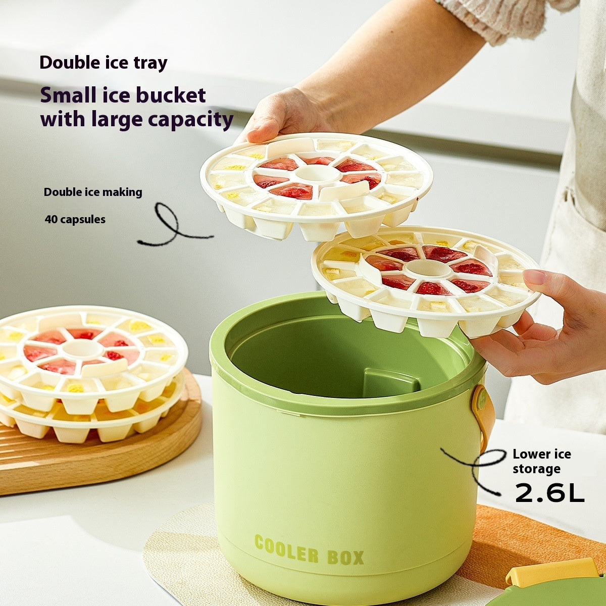 Camping Outdoor Press Ice Cube Box - I two I Design