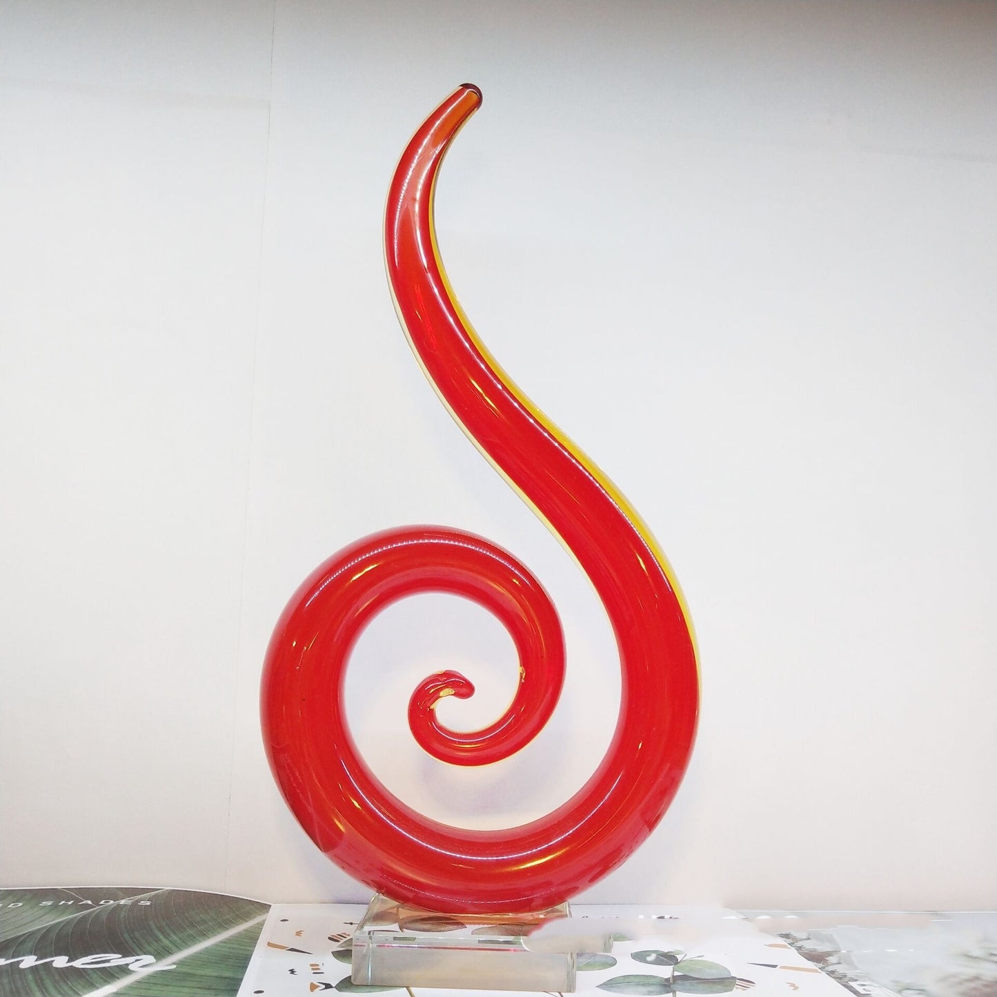 Modern Minimalist Glass Abstract Ornaments - My Store