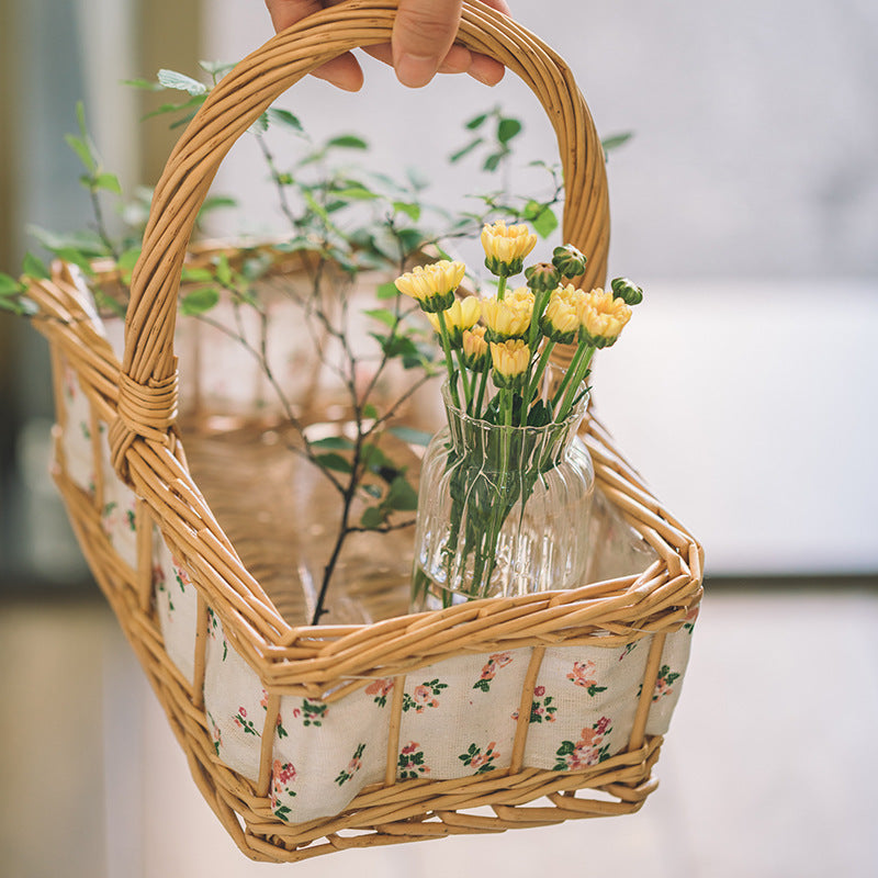 Mini Flower Arrangement Desktop Glass Vase - My Store