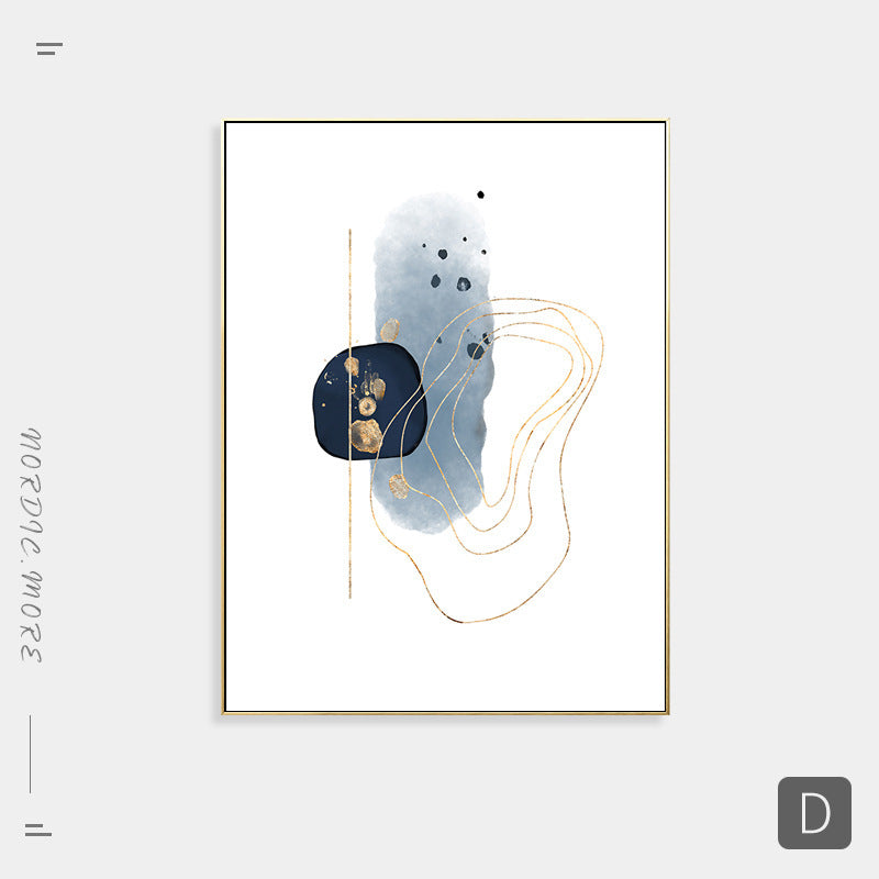 Modern Vertical Watercolor Abstract Painting - My Store