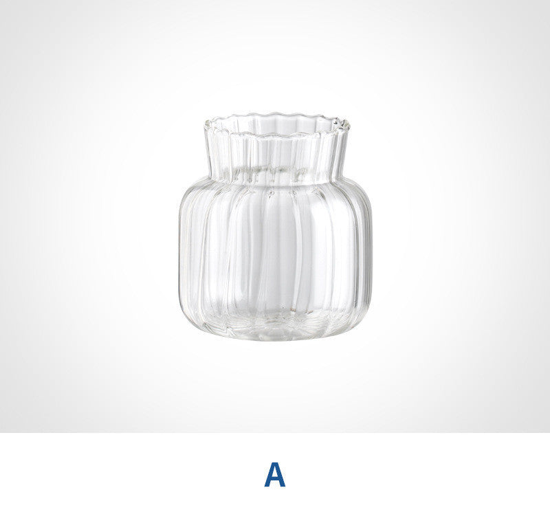 Mini Flower Arrangement Desktop Glass Vase - My Store