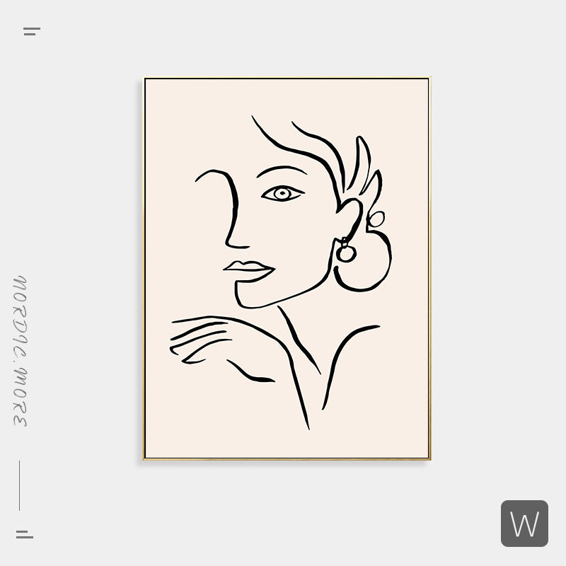 Modern Vertical Watercolor Abstract Painting - My Store
