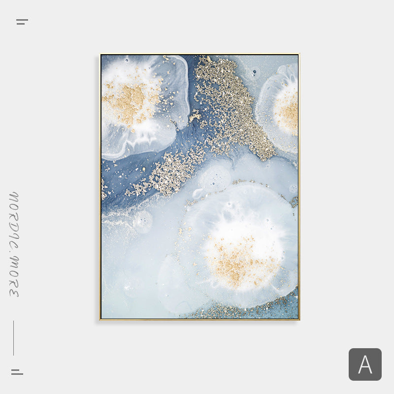 Modern Vertical Watercolor Abstract Painting - My Store
