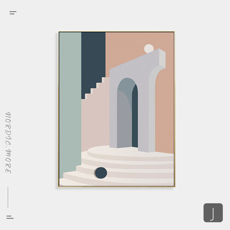 Modern Vertical Watercolor Abstract Painting - My Store