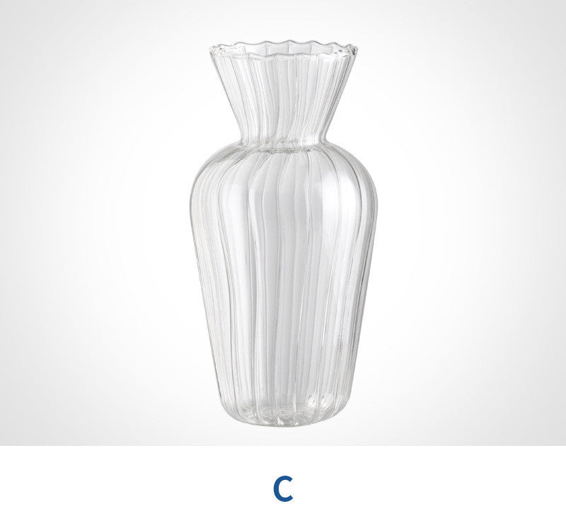 Mini Flower Arrangement Desktop Glass Vase - My Store