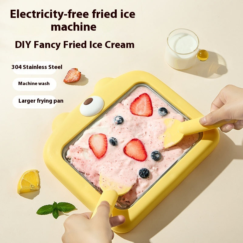 Homemade Fruit Ice Cream Fried Machine - I two I Design