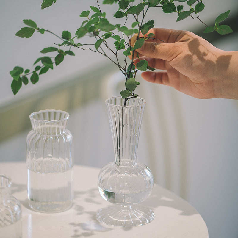 Mini Flower Arrangement Desktop Glass Vase - My Store