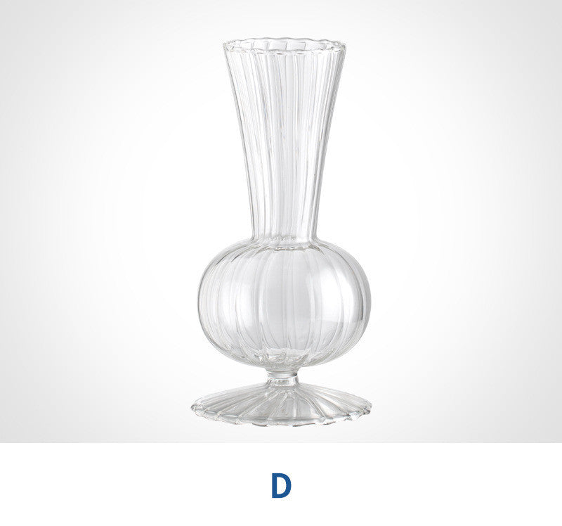 Mini Flower Arrangement Desktop Glass Vase - My Store