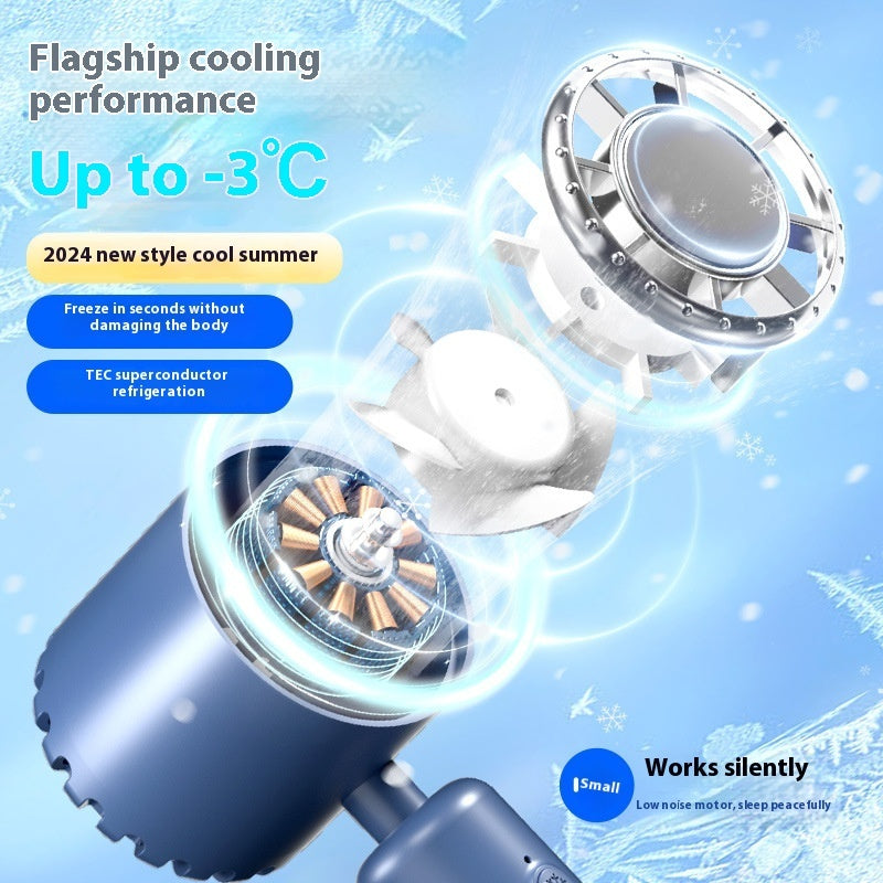 Portable Ice Compress Small Handheld Fan - I two I Design
