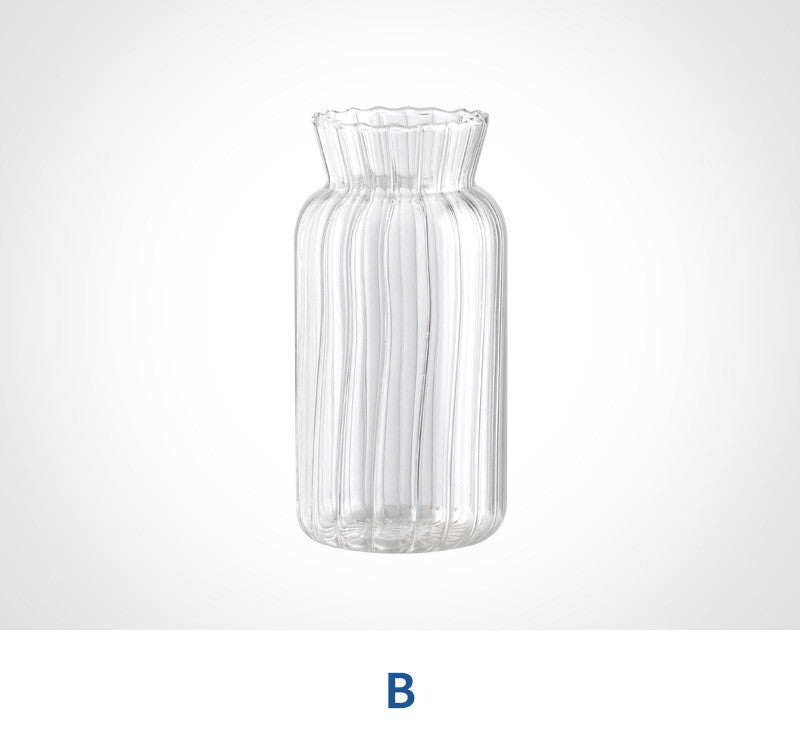 Mini Flower Arrangement Desktop Glass Vase - My Store