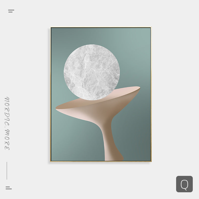Modern Vertical Watercolor Abstract Painting - My Store