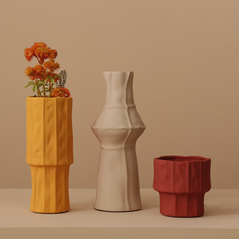 Nordic Simple Morandi Art Vase - My Store