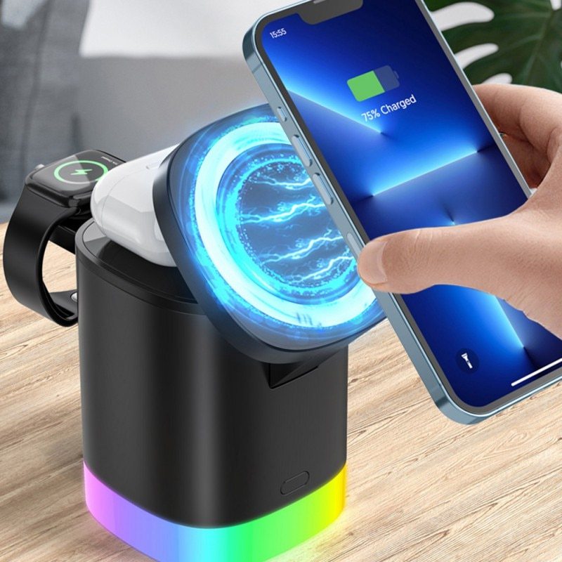 3 In 1 Magnetic Wireless Fast Charger - My Store