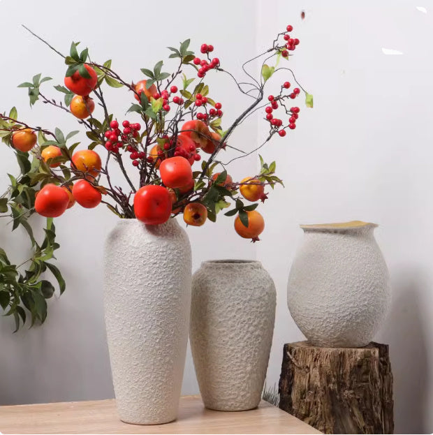 White Vase Desktop Flower Ornaments - My Store