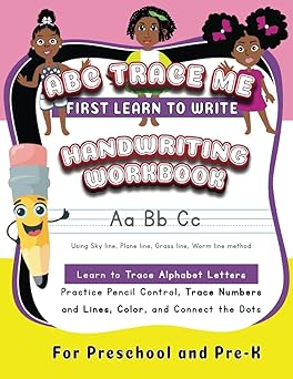 ABC TRACE ME – First Learn To Write Handwriting Workbook: First Learn To Write Handwriting Workbook - My Store