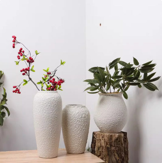 White Vase Desktop Flower Ornaments - My Store