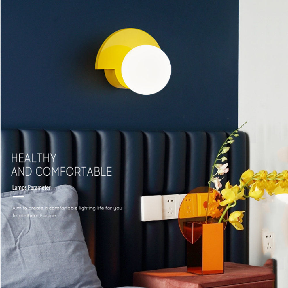 Simple Living Room Colorful Wall Lamp - My Store