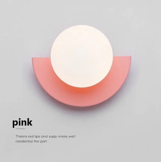 Simple Living Room Colorful Wall Lamp - My Store