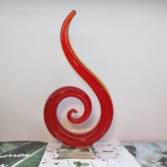 Modern Minimalist Glass Abstract Ornaments - My Store