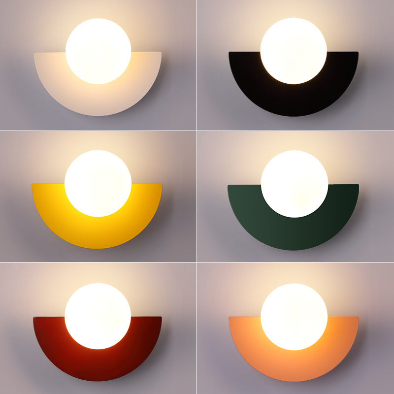 Simple Living Room Colorful Wall Lamp - My Store