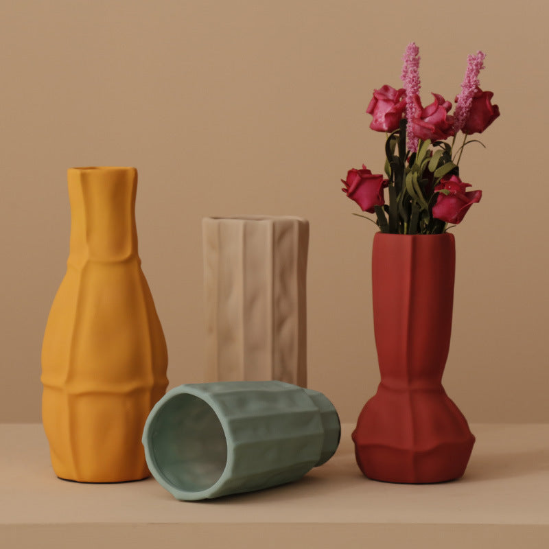 Nordic Simple Morandi Art Vase - My Store